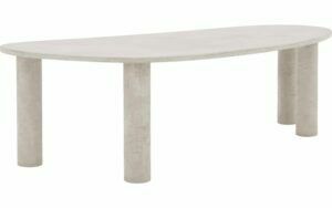 Afbeelding van een Goossens Eettafel Stone, Organisch 250 x 120 cm