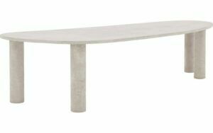 Afbeelding van een Goossens Eettafel Stone, Organisch 290 x 120 cm
