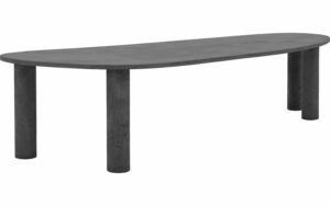 Afbeelding van een Goossens Eettafel Stone, Organisch 300 x 120 cm