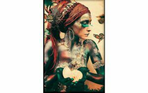 Afbeelding van een Goossens Schilderij Summon Ii, 100 x 150 cm