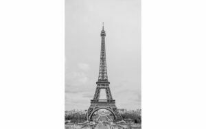 Afbeelding van een Goossens Schilderij City Life Paris, 70 x 118 cm