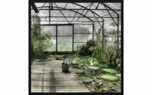 Afbeelding van een Goossens Schilderij Urban Botanical 2, 74 x 74 cm