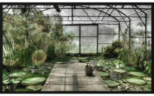 Afbeelding van een Goossens Schilderij Urban Botanical 2, 118 x 70 cm