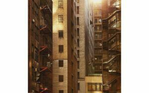 Afbeelding van een Goossens Schilderij City Sun, 74 x 74 cm