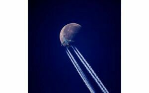 Afbeelding van een Goossens Schilderij Moon, 74 x 74 cm