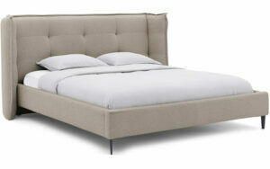 Afbeelding van een Goossens Gestoffeerd Bedframe Octaaf, 180 x 200 cm