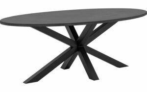 Afbeelding van een Goossens Eettafel Stone, Ovaal 210 x 120 cm