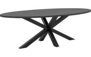 Afbeelding van een Goossens Eettafel Stone, Ovaal 240 x 120 cm