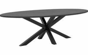 Afbeelding van een Goossens Eettafel Stone, Ovaal 250 x 120 cm