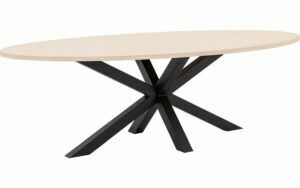 Afbeelding van een Goossens Eettafel Stone, Ovaal 250 x 120 cm