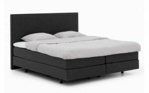 Afbeelding van een Goossens Boxspring Compleet Firenze Compleet, Vlak 180 x 200 cm box (=2x90cmx200cm) 2x matras gestoffeerd pocketvering, 1x matrastopper joy deluxe