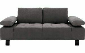 Afbeelding van een Goossens Bank Alvin grijs, stof, 2,5-zits, modern design