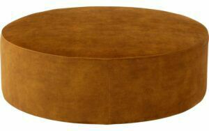 Afbeelding van een Goossens Poef Arendal, Poef ø 100 cm - 41 cm hoog