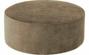 Afbeelding van een Goossens Poef Arendal, Poef ø 40 cm - 49 cm hoog
