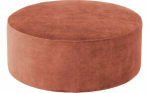 Afbeelding van een Goossens Poef Arendal, Poef ø 40 cm - 49 cm hoog