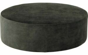 Afbeelding van een Goossens Poef Arendal, Poef ø 100 cm - 41 cm hoog