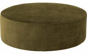 Afbeelding van een Goossens Poef Arendal, Poef ø 100 cm - 41 cm hoog