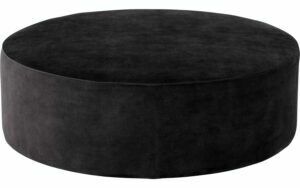 Afbeelding van een Goossens Poef Arendal, Poef ø 100 cm - 41 cm hoog