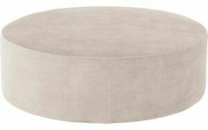 Afbeelding van een Goossens Poef Arendal, Poef ø 100 cm - 41 cm hoog