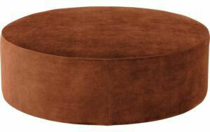 Afbeelding van een Goossens Poef Arendal, Poef ø 100 cm - 41 cm hoog