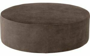 Afbeelding van een Goossens Poef Arendal, Poef ø 100 cm - 41 cm hoog