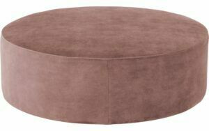 Afbeelding van een Goossens Poef Arendal, Poef ø 100 cm - 41 cm hoog