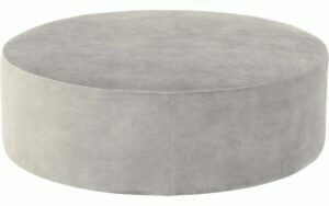 Afbeelding van een Goossens Poef Arendal, Poef ø 100 cm - 41 cm hoog