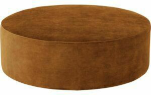 Afbeelding van een Goossens Poef Arendal, Poef ø 100 cm - 41 cm hoog