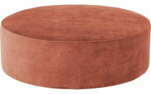 Afbeelding van een Goossens Poef Arendal, Poef ø 100 cm - 41 cm hoog