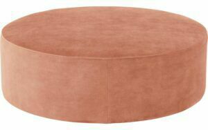 Afbeelding van een Goossens Poef Arendal, Poef ø 100 cm - 41 cm hoog