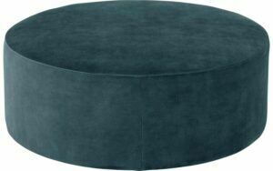 Afbeelding van een Goossens Poef Arendal, Poef ø 60 cm - 45 cm hoog