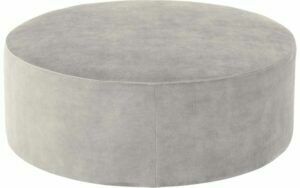 Afbeelding van een Goossens Poef Arendal, Poef ø 60 cm - 45 cm hoog