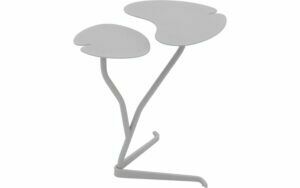 Afbeelding van een Goossens Salontafel Lelie organisch, metaal grijs,, 51 x 53 x 38 cm