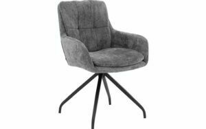 Afbeelding van een Goossens Eetkamerstoel Mirthe, Met armleuning