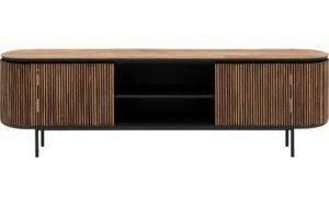 Afbeelding van een Goossens Tv Meubel Adel, 2 deuren 2 open vakken