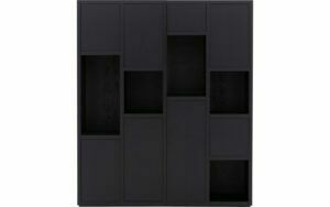 Afbeelding van een Goossens Wandmeubel Granada, 8 deuren 5 open vakken
