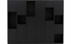 Afbeelding van een Goossens Wandmeubel Granada, 11 deuren 6 open vakken
