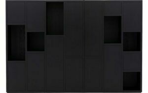 Afbeelding van een Goossens Wandmeubel Granada, 13 deuren 6 open vakken
