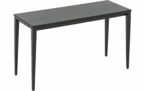 Afbeelding van een Goossens Salontafel Dexter rechthoekig, essenhout zwart, elegant chic, 82 x 45 x 32 cm