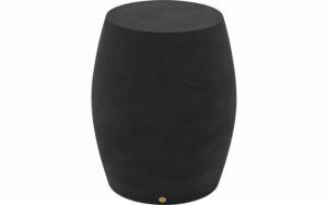 Afbeelding van een Goossens Bijzettafel Liv, metaal zwart,, 40 x 49 x 40 cm