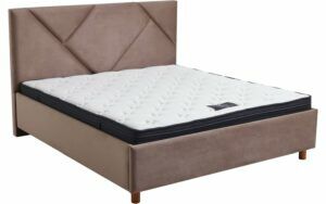 Afbeelding van een Goossens Gestoffeerd Bedframe Vegas, 180 x 200 cm