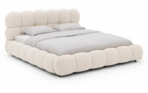 Afbeelding van een Goossens Gestoffeerd Bedframe Cloud, 180 x 200 cm