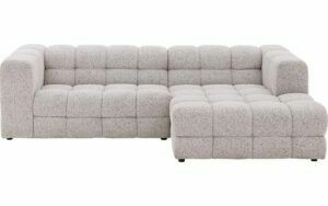 Afbeelding van een Goossens Bank Dean beige, stof, 2-zits,