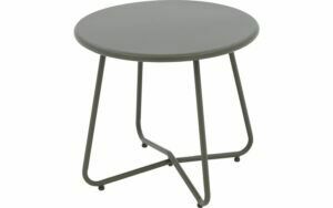 Afbeelding van een Goossens Salontafel Voor Buiten Must rond, aluminium groen,, 50 x 45 x 50 cm