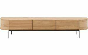 Afbeelding van een Goossens Tv Meubel Delfina, 3 kleppen staand