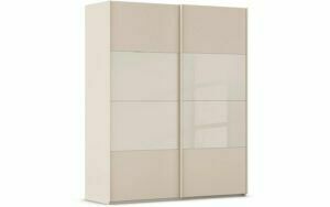 Afbeelding van een Goossens Kledingkast Finca Combi Glans-mat Glas, Slaapkamerkast 200 cm breed, 223 cm hoog, 2x 4 paneel (glas met glas mat combinatie) schuifdeuren