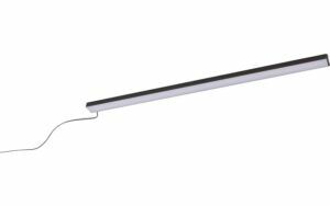 Afbeelding van een Goossens Kastverlichting Finish, Set 43 cm ledstrip geel licht met afstandbediening, zwart aluminium, , stijlvol landelijk