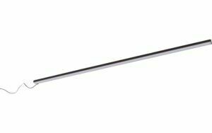 Afbeelding van een Goossens Kastverlichting Finish, Set 80 cm ledstrip geel licht met afstandbediening, zwart aluminium, , stijlvol landelijk