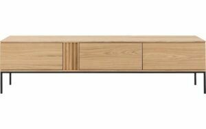 Afbeelding van een Goossens Tv Meubel Viola, 3 kleppen staand