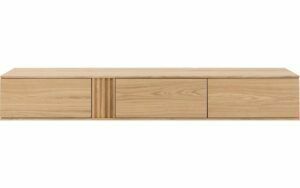 Afbeelding van een Goossens Tv Meubel Viola, 3 kleppen hangend